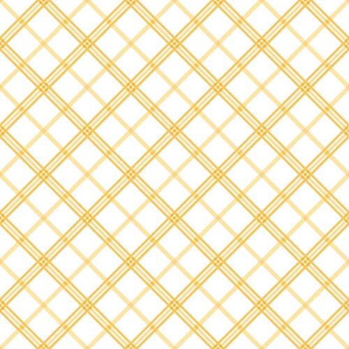 Kimberbell Basics Refreshed Plaid Yellow Fabric Yardage