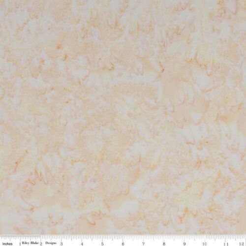 Expressions Batiks Hand-Dyes Pale Peach Fabric Yardage