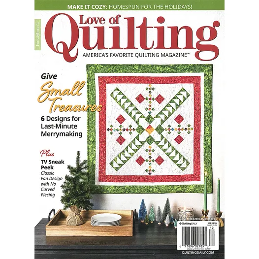 Love of Quilting Magazine Nov Dec 2023