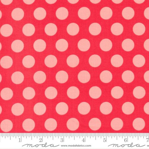 Favorite Things Red Dot 108" Wide 3 Yard Quilt Fabric Back Pack