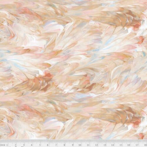 Fluidity Light Peach 108" Wide Quilt Backing Fabric