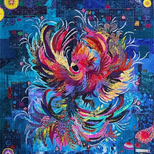 Phoenix Collage Pattern